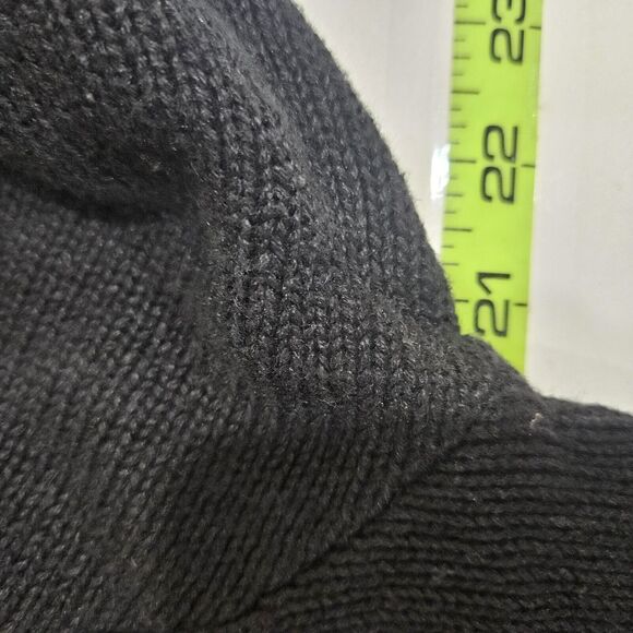 Vintage 3D Poinsettia Christmas Button Up Sweater Cardigan Size Small Beaded - Picture 8 of 9